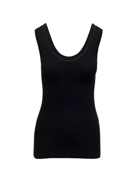 Top Brunello Cucinelli tricotate negru