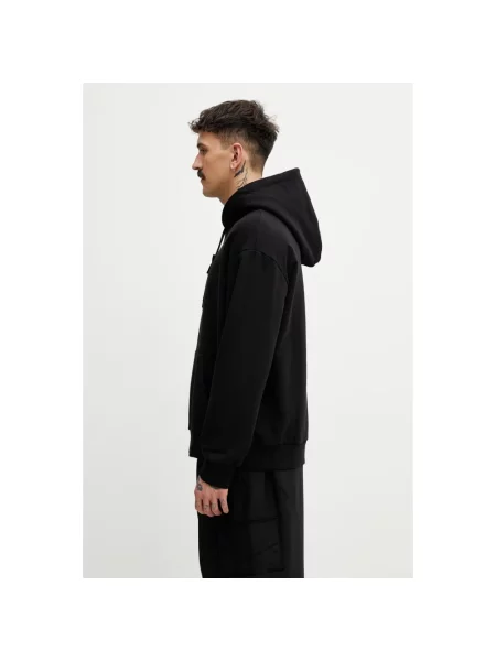 Bluza z kapturem Mm6 z kapturem czarna