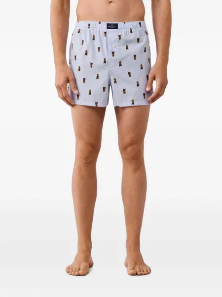 Pantaloni scurți Hackett London albastru