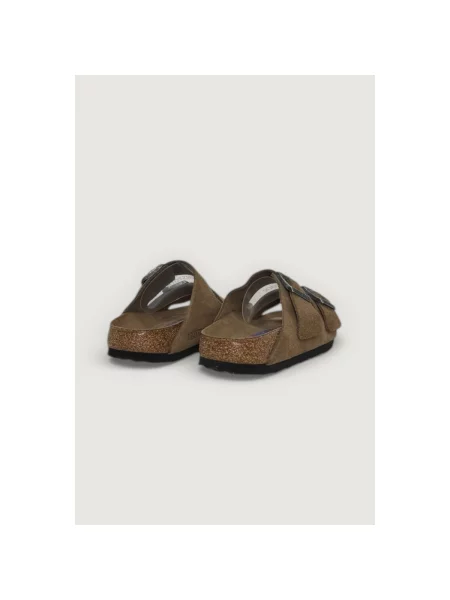 Semišové sandále Birkenstock hnedá