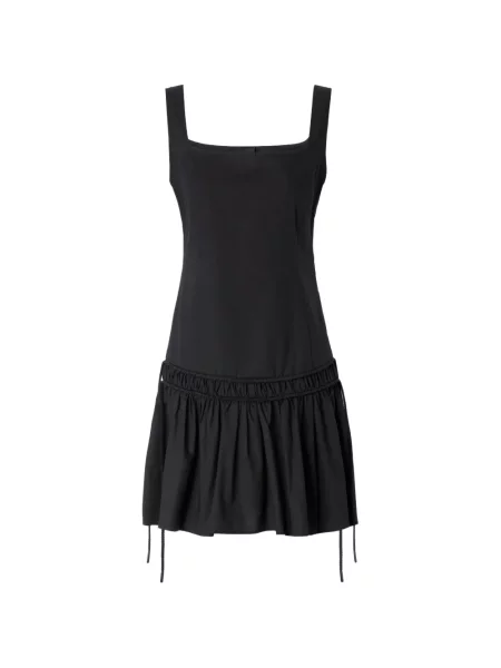 Rochie mini Pinko cu volane negru