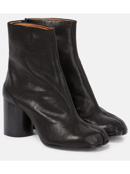 Cizme scurte Maison Margiela din piele negru