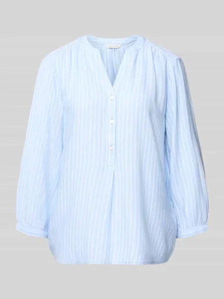 Bluzka z długim rękawem o kroju comfort fit z czystej Tom Tailor