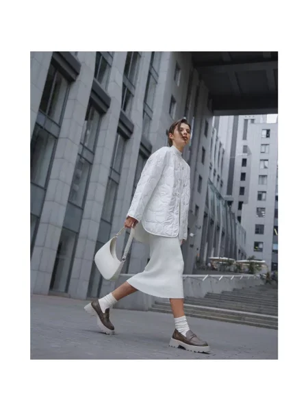 Лофери шкіряні Estro коричневі