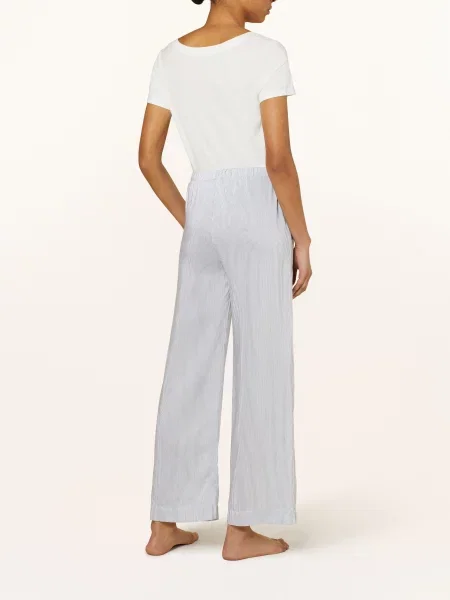 Zimmerli Pyžamové Kalhoty Feminine Stripes tmavě modrá