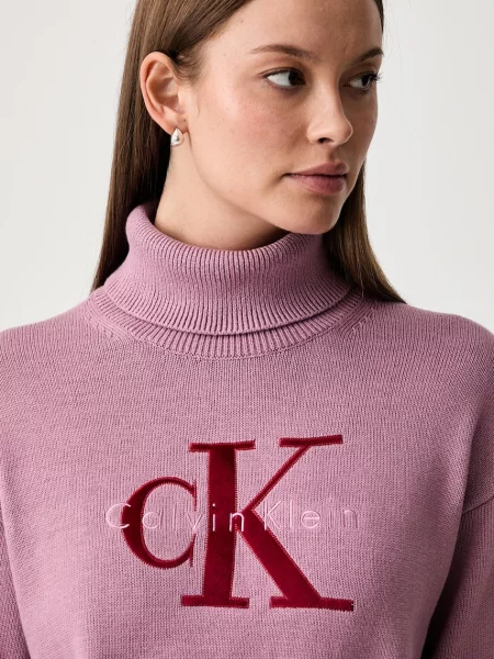 Calvin Klein Jeans поло дамско от розово