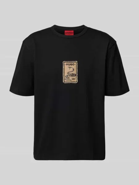 HUGO t-shirt Dobul czarna