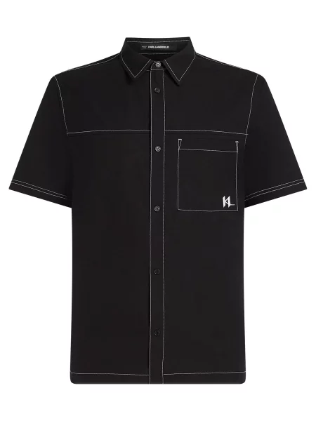 Karl Lagerfeld Cămașă negru