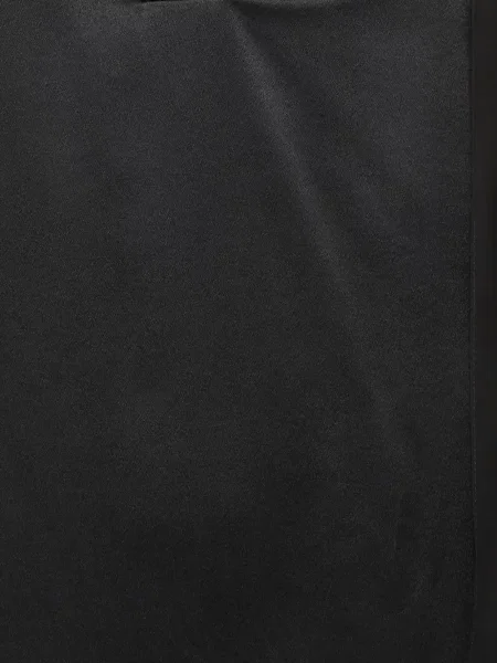 Top Max Mara din satin drapat negru