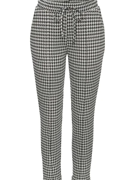 LASCANA Pantaloni crem negru