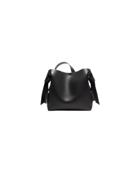 Torebka Acne Studios skórzana czarna