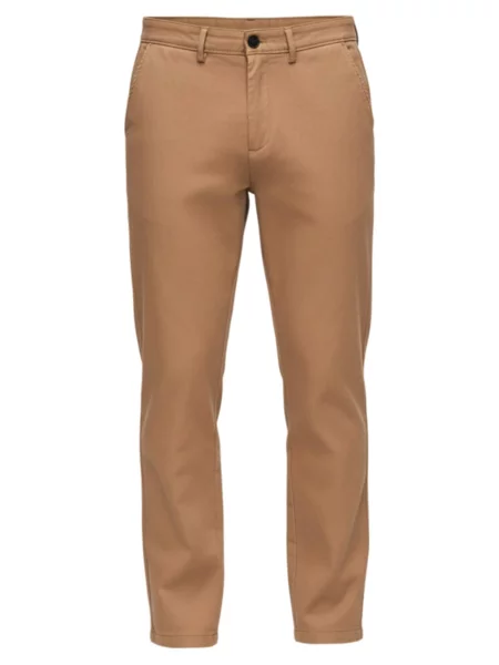 SLIM FIT chino kalhoty hnědé