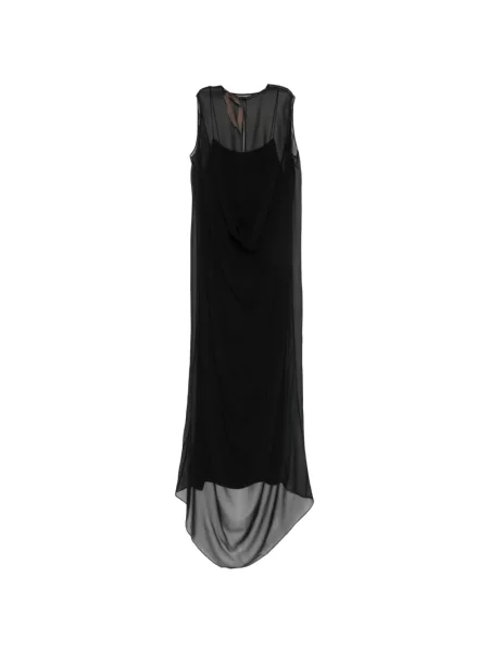 Rochie midi N°21 asimetrică negru