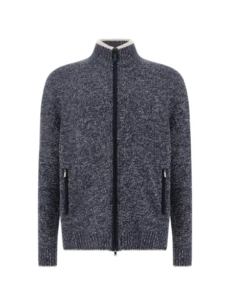 Cardigan Paul & Shark tricotate albastru
