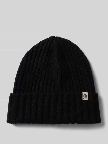 Czapka beanie z detalem z logo Roeckl
