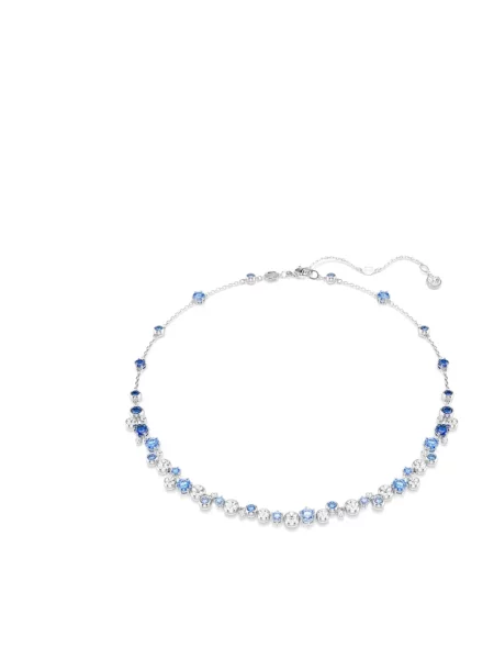 Naszyjnik Swarovski elegancki niebieski