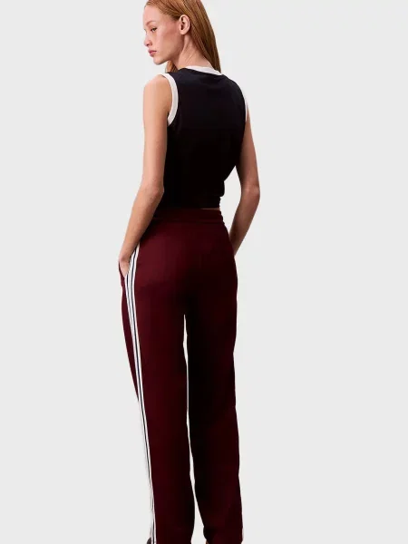 Спортивные штаны Calvin Klein Jeans бордовые