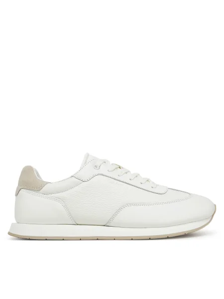 Sneakers Calvin Klein Low Top Lace Up Tmbl Lth alb