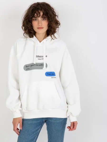 Hanorac Ex Moda alb