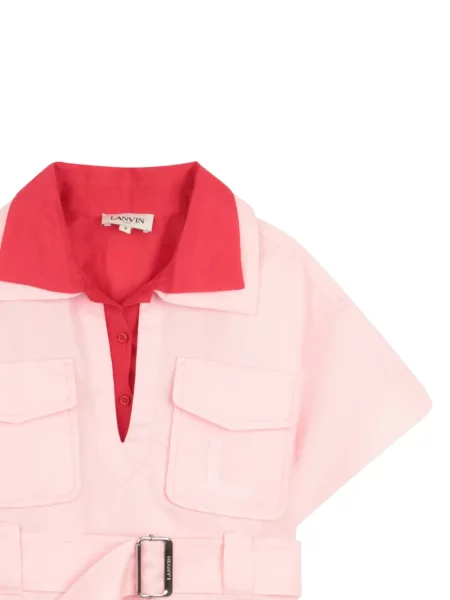 Gyerek ruha Lanvin Enfant rózsaszín