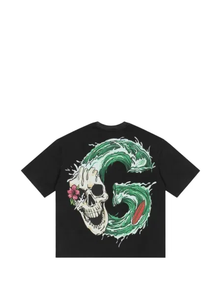 Tricou Godspeed cu imagine negru