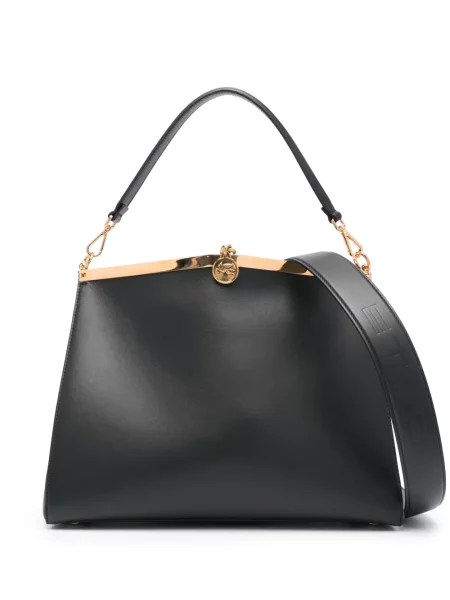 Geanta de piele Etro din piele negru