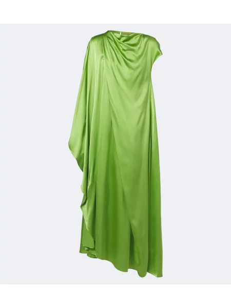 Rochie Roksanda din satin verde