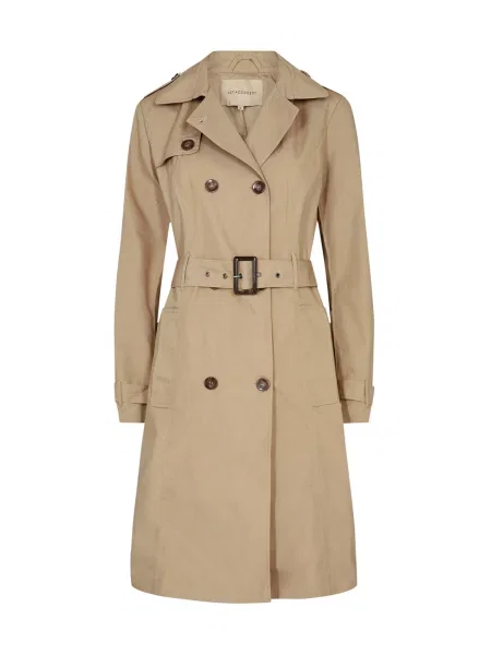 Soyaconcept Palton de primăvară-toamnă Lora maro cămilă