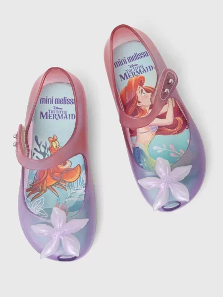 Melissa Detské balerínky ULTRAGIRL LITTLE x Disney fialová