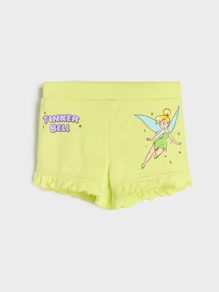 Sinsay Kraťasy Tinkerbell neonová