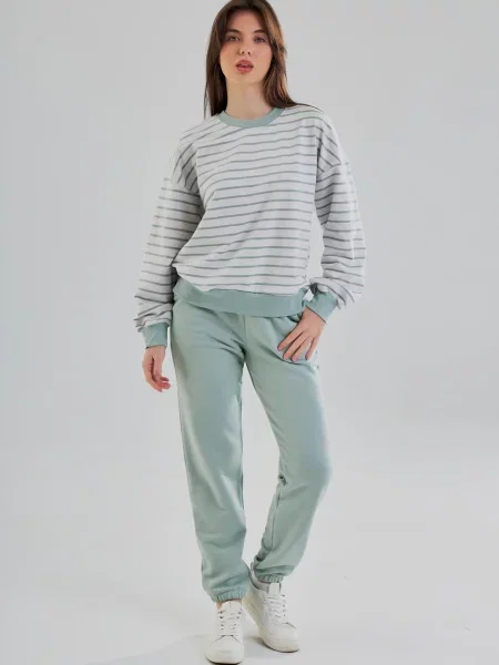 Штани спортивні Umon оливковий бавовна/еластан