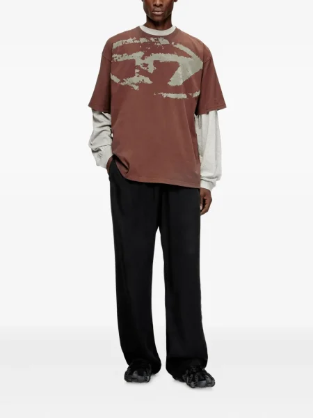 Tricou Diesel maro