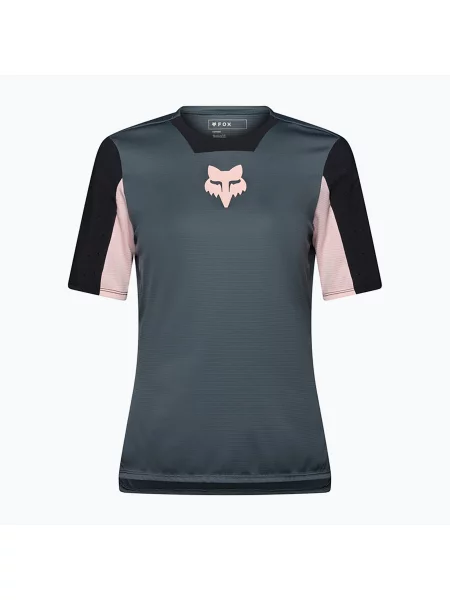 Tricou de ciclism pentru femei Fox Racing Defend Jersey Creation SS deep cobalt
