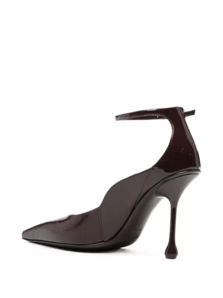 Pantofi cu toc Jimmy Choo cu bretele roșu