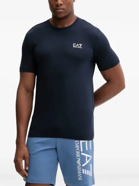 Tricou Ea7 Emporio Armani cu imagine albastru
