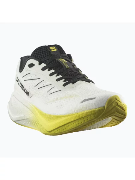 Бігові кросівки Salomon Aero Blaze 3 white/black/blazing yellow білі