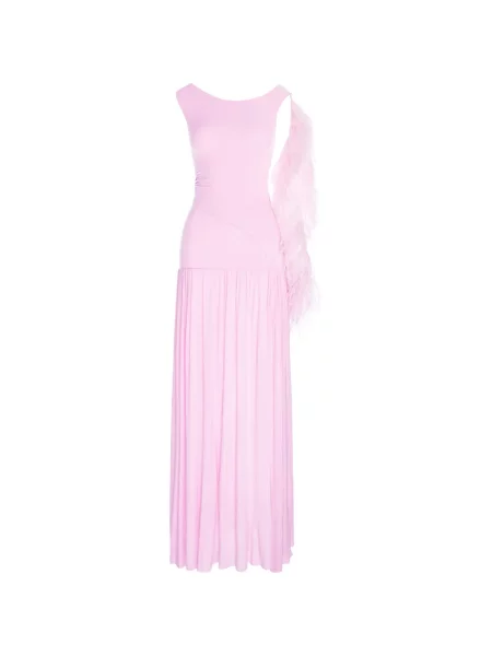Rochie maxi Manuri roz