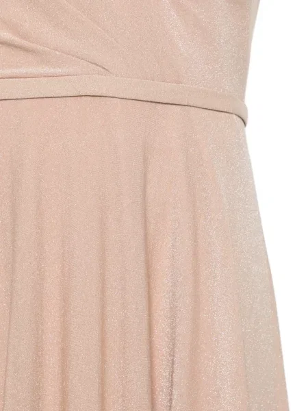 Rochie maxi Allure cu decolteu în V roz