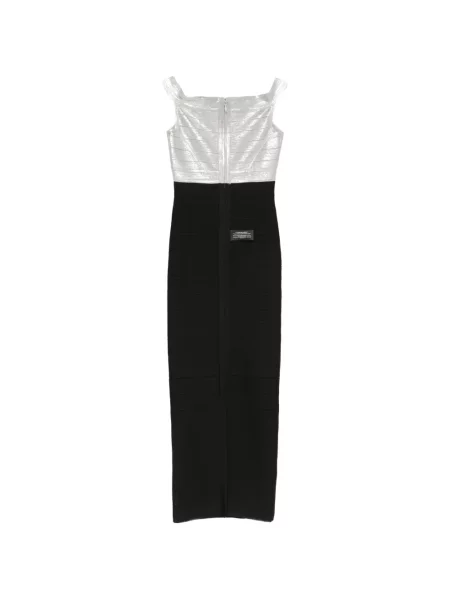 Rochie midi Hervé Léger negru