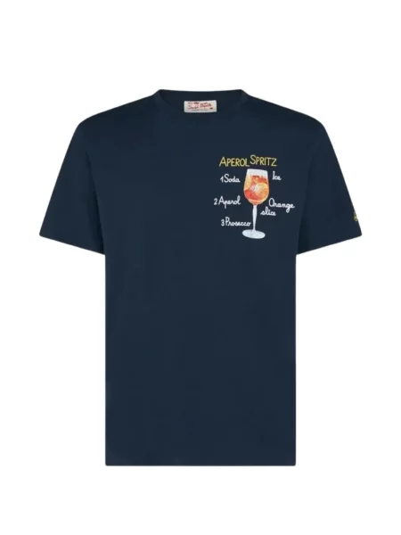 Tricou Mc2 Saint Barth cu imagine albastru