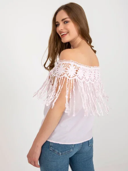 Блуза Fashionhunters розово