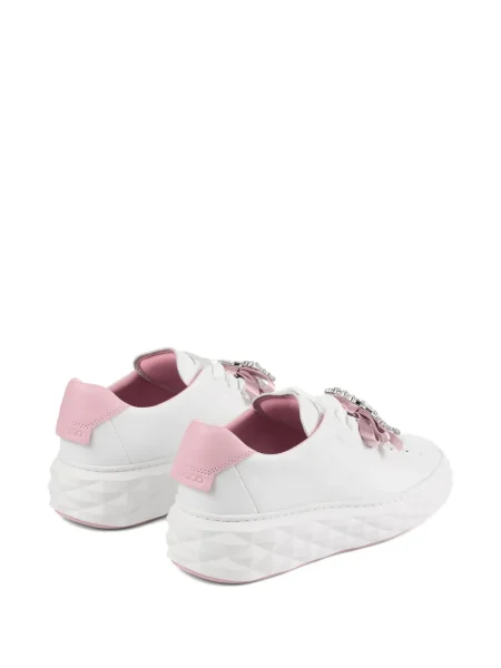 Маратонки Jimmy Choo с панделка бяло
