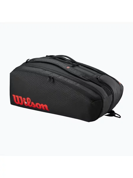 Torba tenisowa Wilson Clash V3 Super Tour black/ infrared czarna