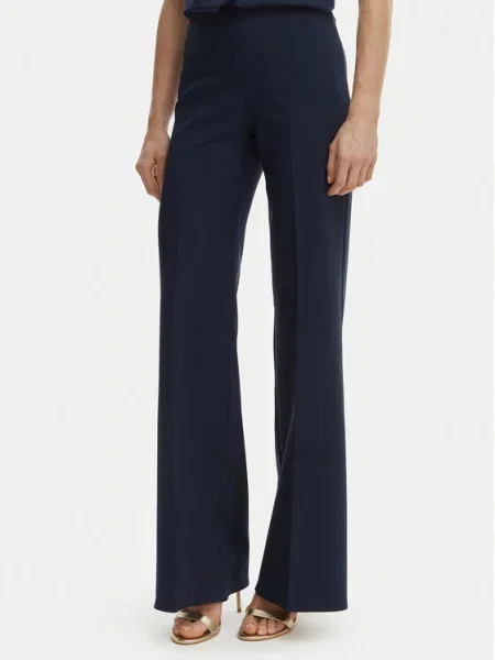 Rinascimento Spodnie palazzo Granatowy Wide Leg