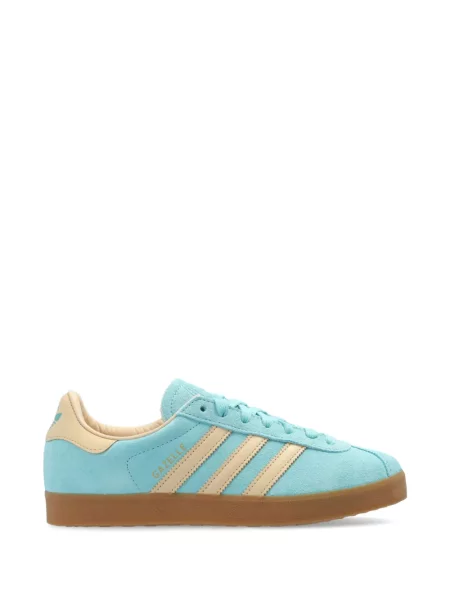 Geacă Adidas cu șireturi cu dungi cu platformă alb