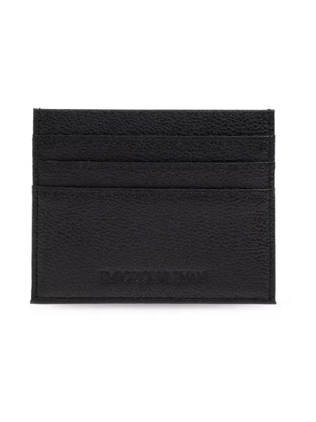 Portfel Emporio Armani skórzany czarny