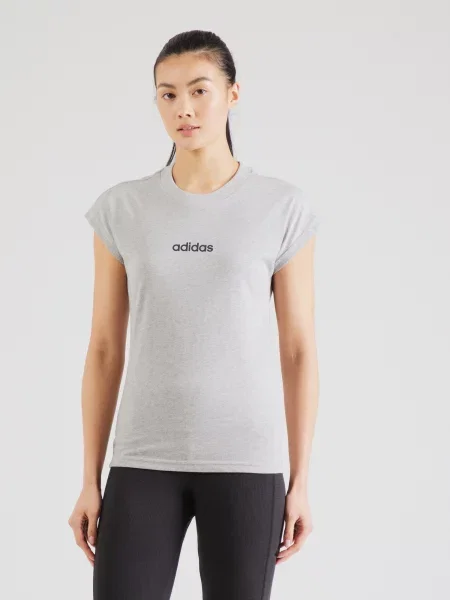 ADIDAS SPORTSWEAR Funkčné tričko Essentials sivá melírovaná čierna