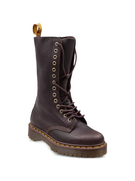 Botine Dr. Martens din piele maro