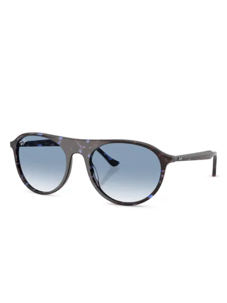 Ochelari de soare Ray-ban cu imprimeu geometric maro