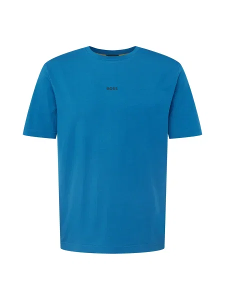 BOSS Orange Tricou Chup albastru / negru